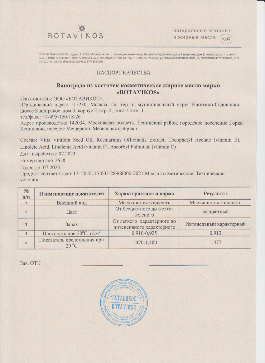 Паспорт №072023